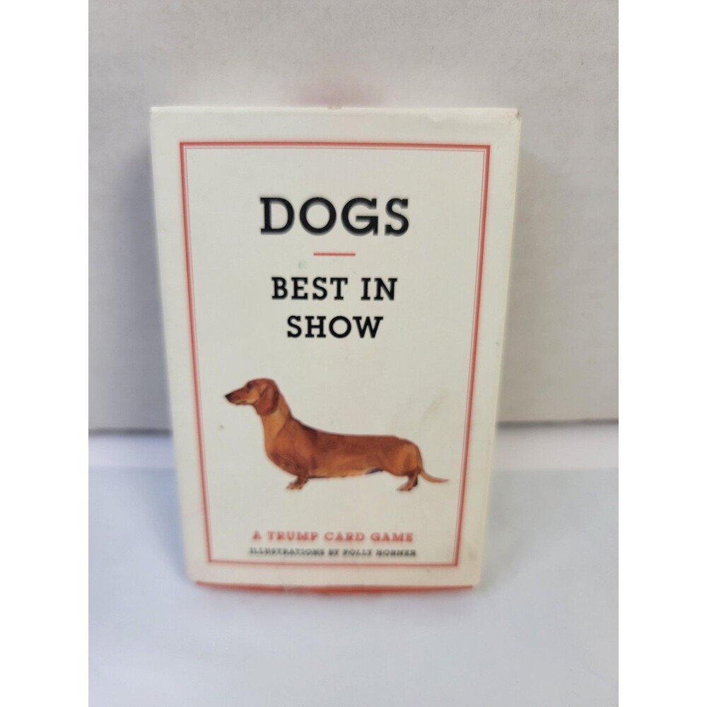 Dogs Best in Show Trump Card Game Polly Horner Laurence King 2017 Dog Breed New